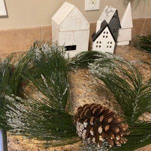 Pottery Barn 6' Crystal Tipped Garland